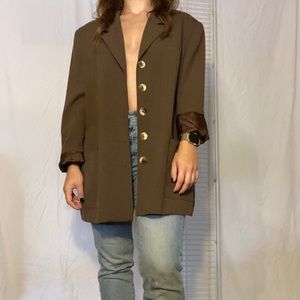 Vintage brown blazer